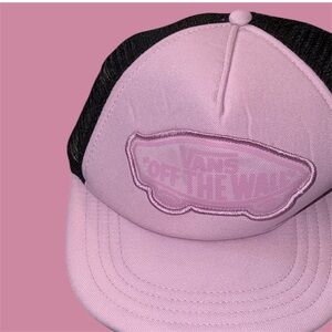 Vans Pink Women's trucker hat.